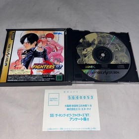 The King of Fighters Best Collection W/RAM KOF 96 97 Sega Saturn SS Japan Tested