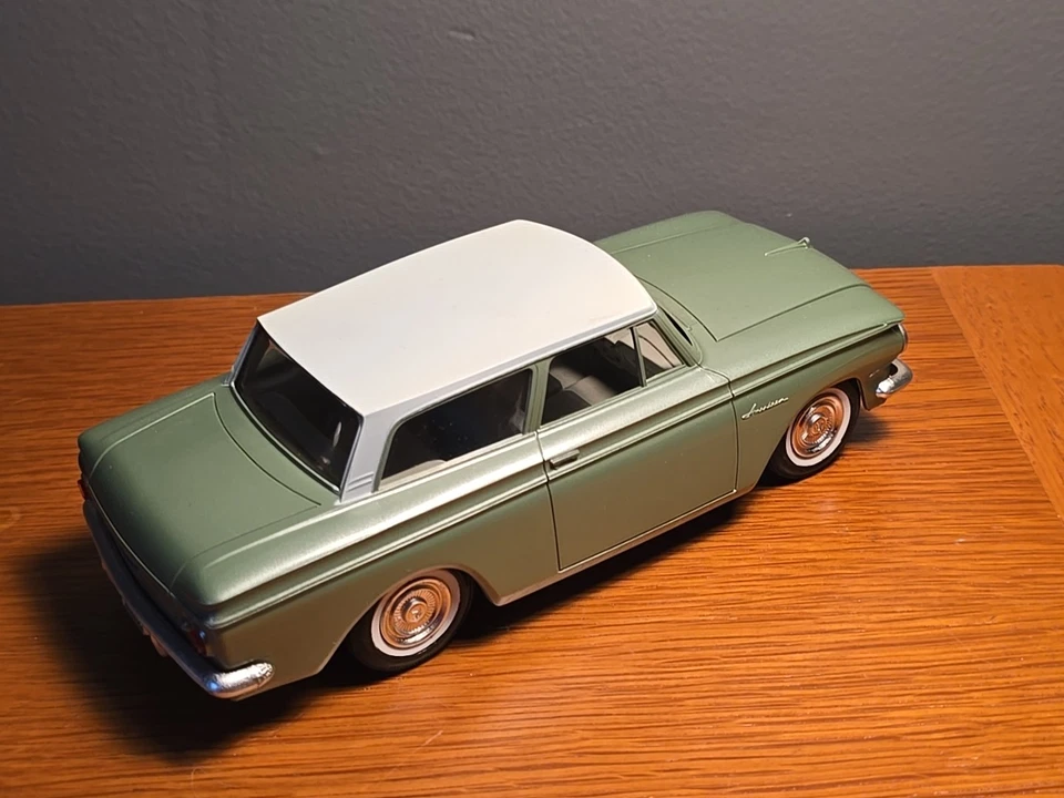Vtg Johan 1961 Rambler Custom American Light Green Coupe Dealer Promo AMC - MINT - Image 4 of 4