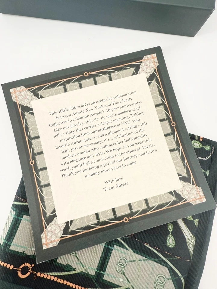 Bufanda AURATE 100 % seda Foto 4 de 4