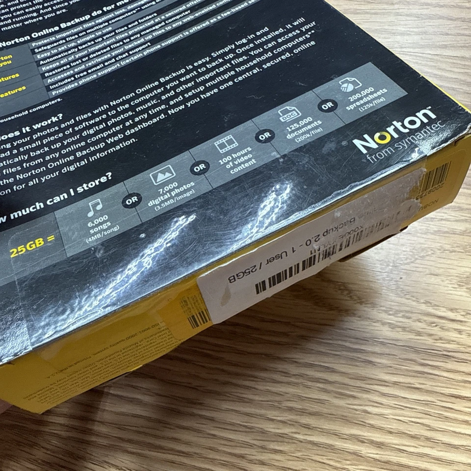 Norton Online Backup 2.0 For Multiple Computers, 25GB - Image 4 of 4