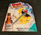 Vintage Budweiser 1991 Bud Ski Team Metal Sign Tin Tacker 20" x 28"