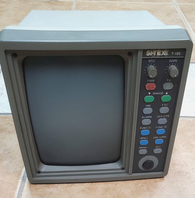 Si-tex MRD-89 Radar Display 10'' CRT Models T-195 / T-295 / &Koden MD3642 WORKING