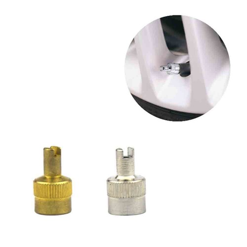 8pcs Car Valve Key Valve Cap With Key Valve Extractor High Quality Valve Cap - Picture 2 of 12