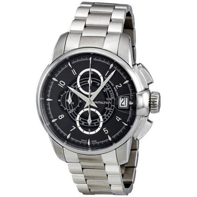 Hamilton Timeless Classic Railroad Black Dial Chronograph Automatic Men's Watch