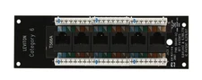 Structured Media 1x6 Cat6 Board, 47611-C6