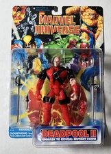 ToyBiz Marvel Universe Deadpool II Unmask Mutant Sealed 1996 WITH MOC MASTER