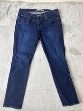 Big Star Brigitte Slim Straight Jeans Women s 32R Dark Wash Stretch