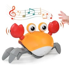 Toy Crab Octopus Induction Escape Children's Electric Toy Charging Luminous Musi