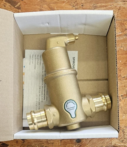 Spirovent Junior Air Eliminator VJP100TM 1" Press. New