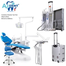 Dental Chair Unit Computer Controlled DC Motor+Doctor Stool/Delivery Unit Cart