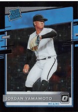 JORDAN YAMAMOTO rc 2020 Donruss Optic BLACK STARS PRIZM #d /125