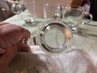 Set of 4 Clear Glass Handled Espresso Cups — photo 3