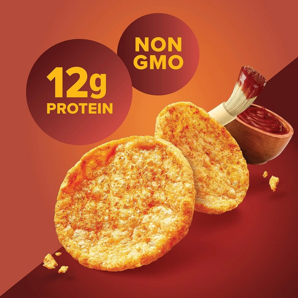 Pure Protein Popped Crisps, Hickory Barbecue, High Snack, 12G... - Image 3 of 4