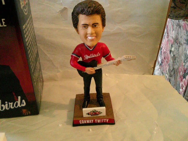 conway twitty bobblehead NIB 2017 redbirds SGA salem red sox  NR