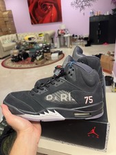 Paris Saint-Germain x Air Jordan 5 Retro Black for Sale