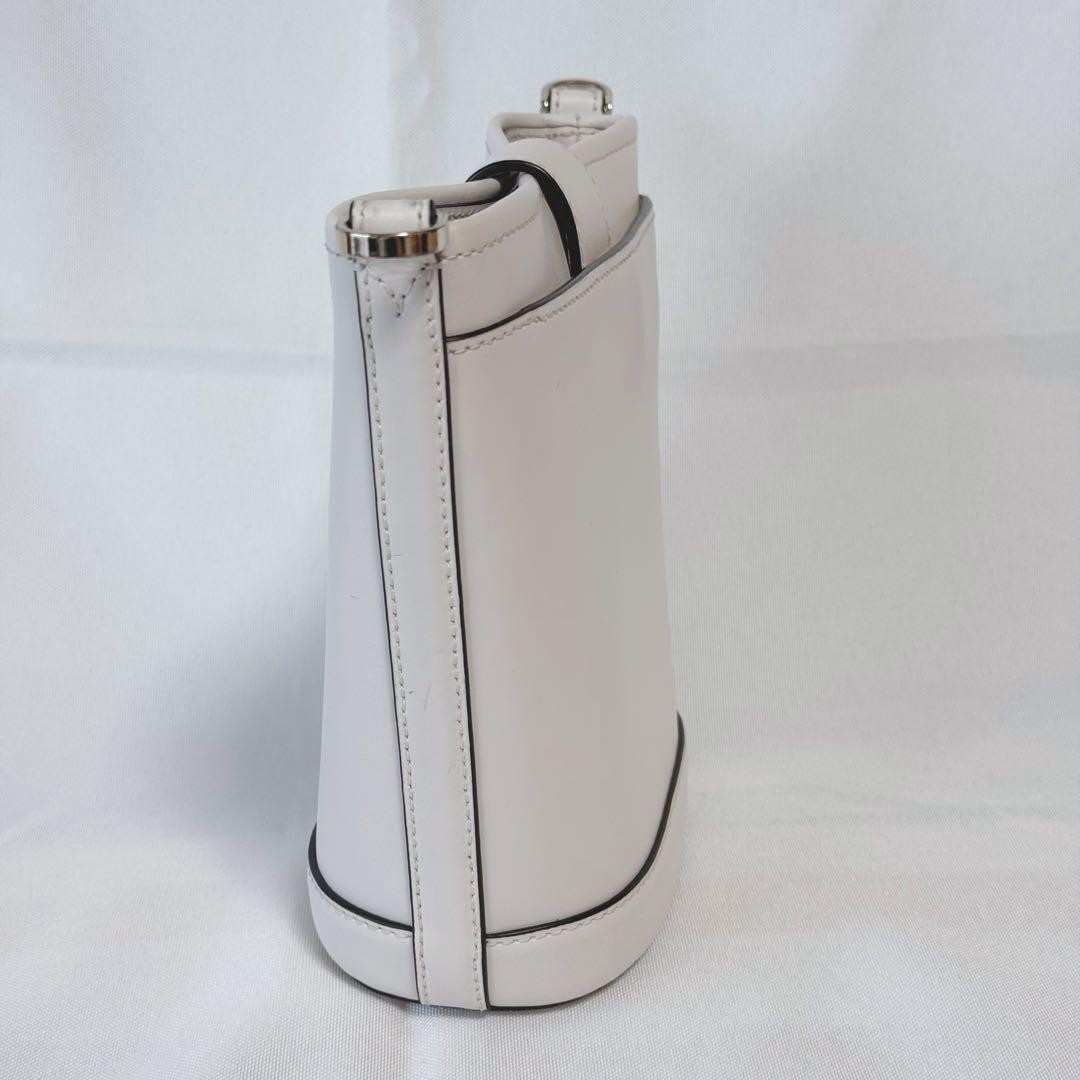 Kate Spade Audrey Leather Shoulder Bag Beige 2Way Crossbody Women's Authentic thumbnail 4