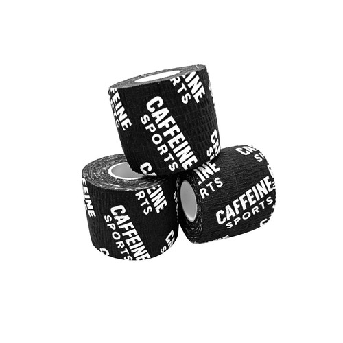 Caffeine Sports - Nastro per sollevamento pesi/atletica (confezione da 3), adesivo premium - Foto 1 di 10