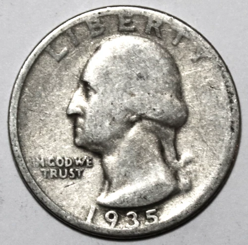 1935-S Washington Quarter - Very Good - #0725EA