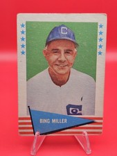1961 Fleer Baseball Greats (F418-3) #62 Bing Miller