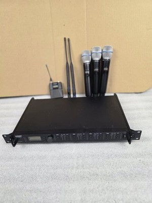 Shure ULXD4Q QUAD System 3 x ULXD2 Handheld Beta87A 1 x ULXD1  P51 710-790!