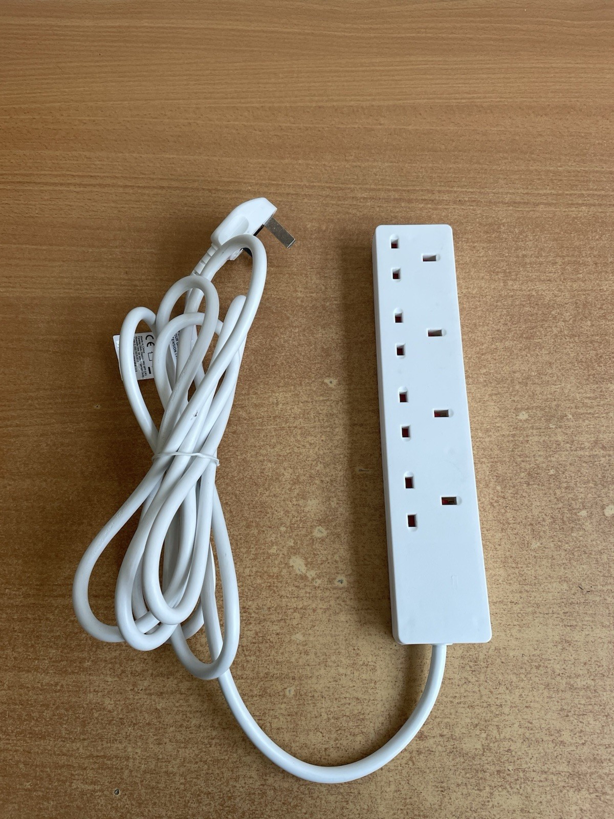 PRO ELEC PELB1904 4 Gang Extension Lead White, 3M