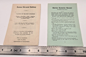 Boston Elevated Railway Tactics of Transit Courtesy and Prevention of Accidents