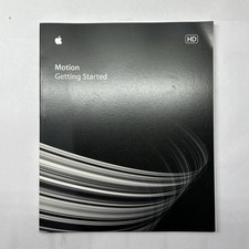 Apple Motion Getting Started 2001 User Manual...