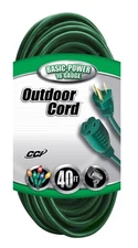 Coleman Cable 02356-05 40-Feet 16/3 Vinyl Landscape Outdoor Extension Cord,