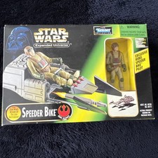 Star Wars The Power of the Force Speeder Bike with Rebel Pilot - Factory Sealed