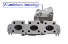 Turbocharger Housing Aluminum BMW 1 / 2 / 3 / 4 / 1.6-1.8i 11657633795 2015-