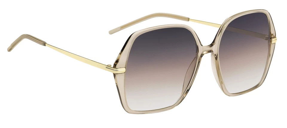 Lunettes de Soleil HUGO BOSS BOSS 1660/S 84A BEIGE GOLD 57/17/140 Femme - Photo 2/4