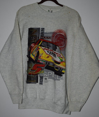 TERRY LABONTE #5  KELLOGGS CORN FLAKES NASCAR RACING SWEATSHIRT PRE OWNED L