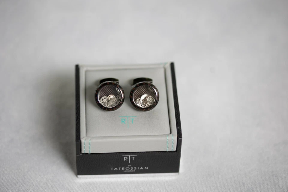 Gemelos mecánicos hombre Tateossian Gear Foto 4 de 4