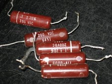 Good-All .1uf 200 volt Capacitors, qty of 6
