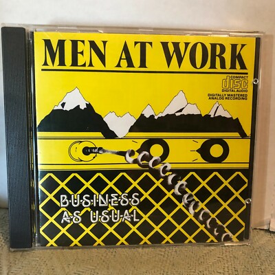 Men At Work CD Business As Usual, Japanese Press for U.S. CK 37978