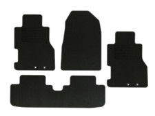 Velours Fußmatten für Honda Civic VII 3-türig Bj. 2001 - 2005 SCHWARZ PREM 3+1