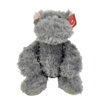Aurora Tubbie Wubbies Gray Hippo Plush with Pink Ears 10 Inches