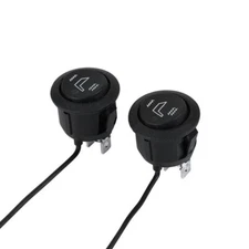2pcs Accessories Car Seat Heater Switch Round Heated Rocker Low Off Control#zh