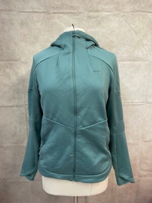 Quechua Decathlon Women's Active Full Zip Jacket Green Size L