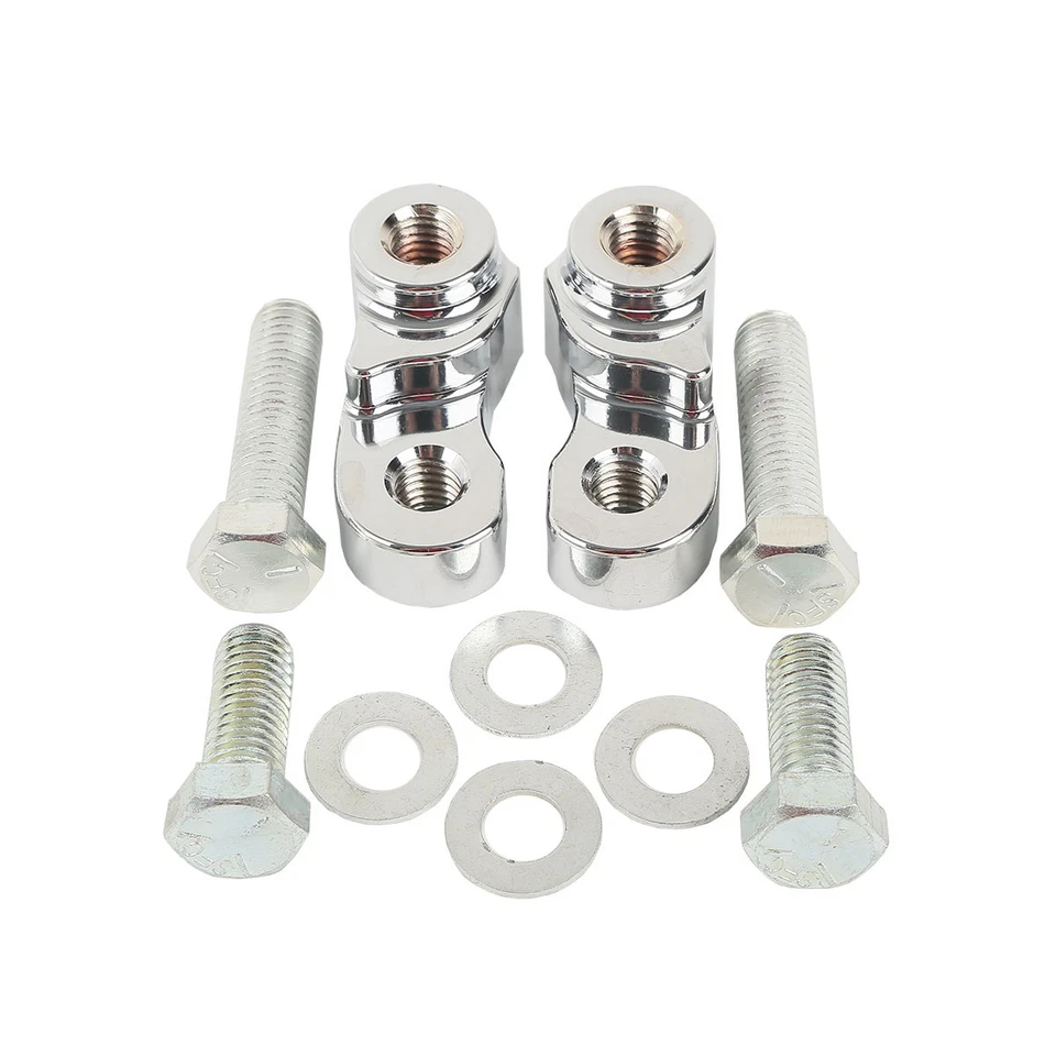 Kit de descenso trasero cromado 1" para Harley Sportster 883 1200 XL 2005-2017 2016 EE. UU. Foto 3 de 4