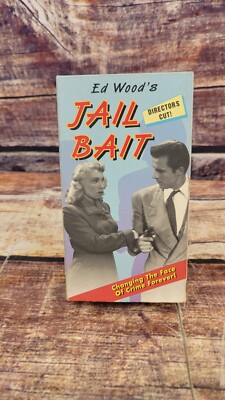 Jail Bait VHS Ed Wood Director's Cut! Rhino Home Video release Dolores Fuller