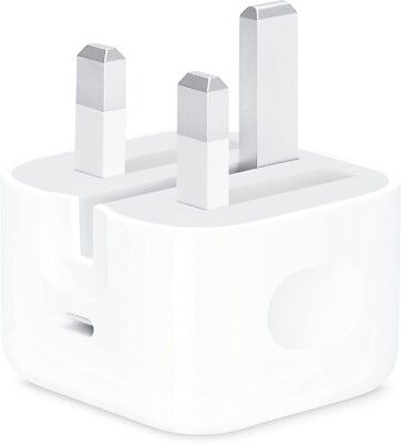 Official Apple 20W USB-C Charger Mains Retail Box Power Adaptor