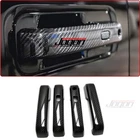Jogon Carbon Fiber Door Handle Cover Trim For Ford F150 F-150 Raptor Truck 15-20
