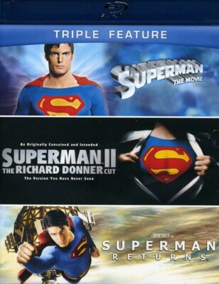 Superman Triple Feature (BluRay, 2006) Sealed Brand New