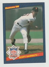 1986 Donruss All-Stars Scott Garrelts San Francisco Giants #35 Near Mint