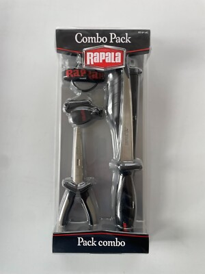 Rapala Combo Pack (Pliers, Falcon Fillet Knife, Clipper, Sheath) RTC-6P136C