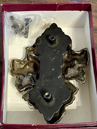 Battiporta in ottone pesante 6" grappolo d'uva ferramenta inclusa nuovo - Foto 11 di 16