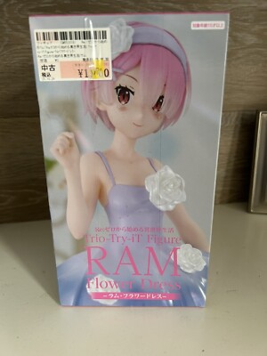 Anime Re:ZERO Trio-Try-iT Figur Ram 8,2'' Blumenkleid FuRyu Preis Japan RB