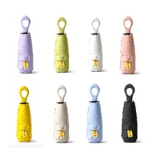 Pocket Sized Foldable Umbrella Sun and Rain Protections Lightweight