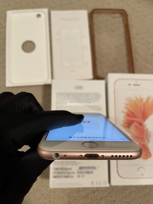 iPhone 6s Unlocked 64GB - Rose Gold, Preowned, Model A1688, Open